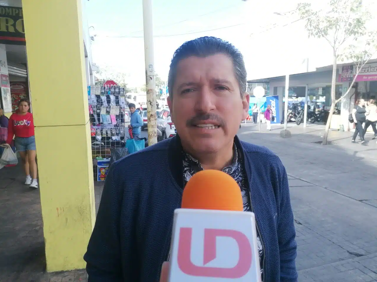 dirigente de la Unión de Comerciantes de Culiacán, Óscar Sánchez Beltrán