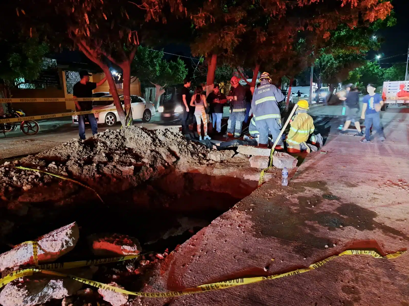 El accidente ocurrió en la colonia Guadalupe Victoria en el sector sur de Culiacán.