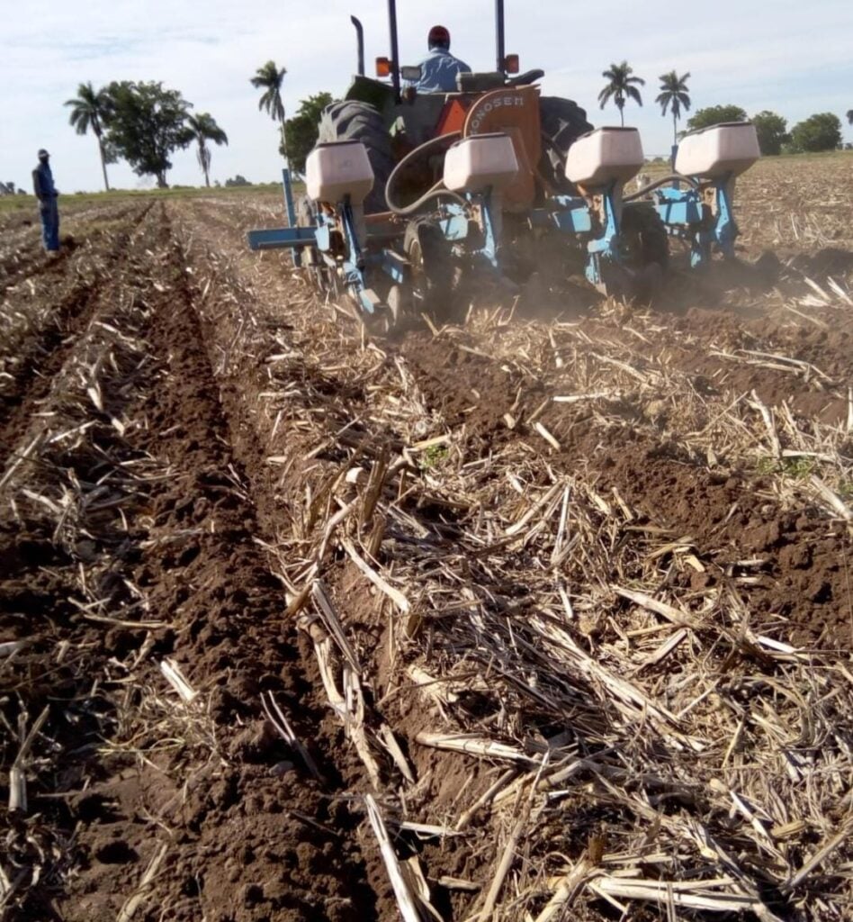 Tractor trabajando