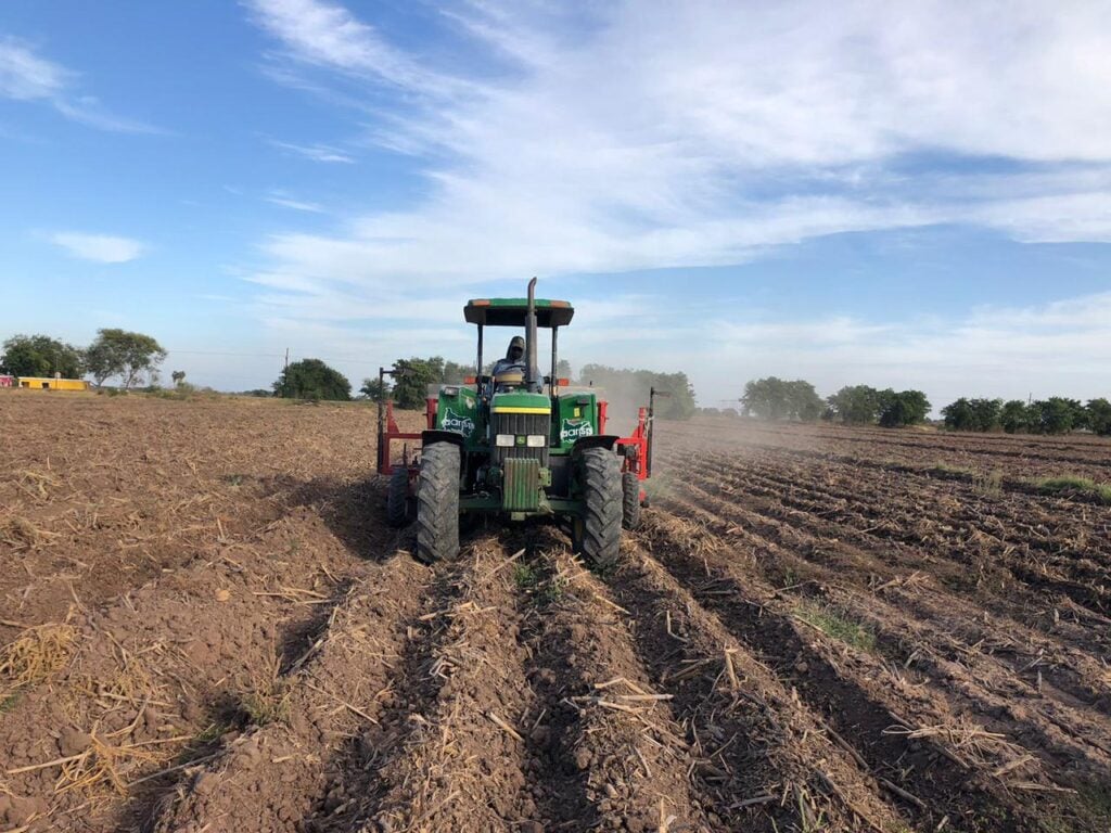 Tractor trabajando