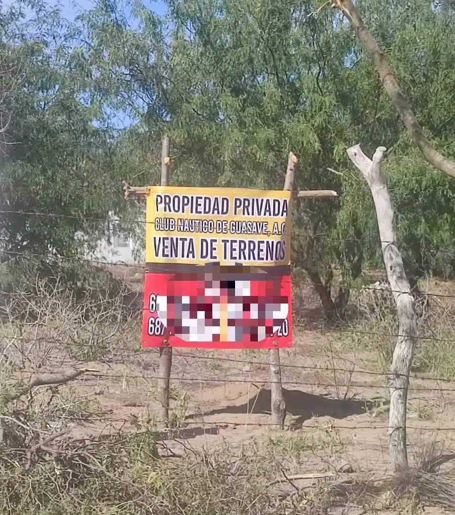 Particulares están delimitando terrenos en zona federal y poniéndolos a la venta