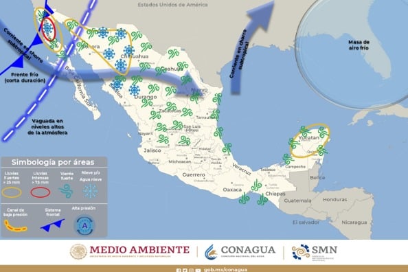 ¡Cuidado con el frío! Así bajará la temperatura esta noche y madrugada en Sinaloa