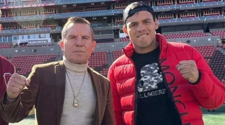 Julio César Chávez y su hijo JC Chávez Jr.