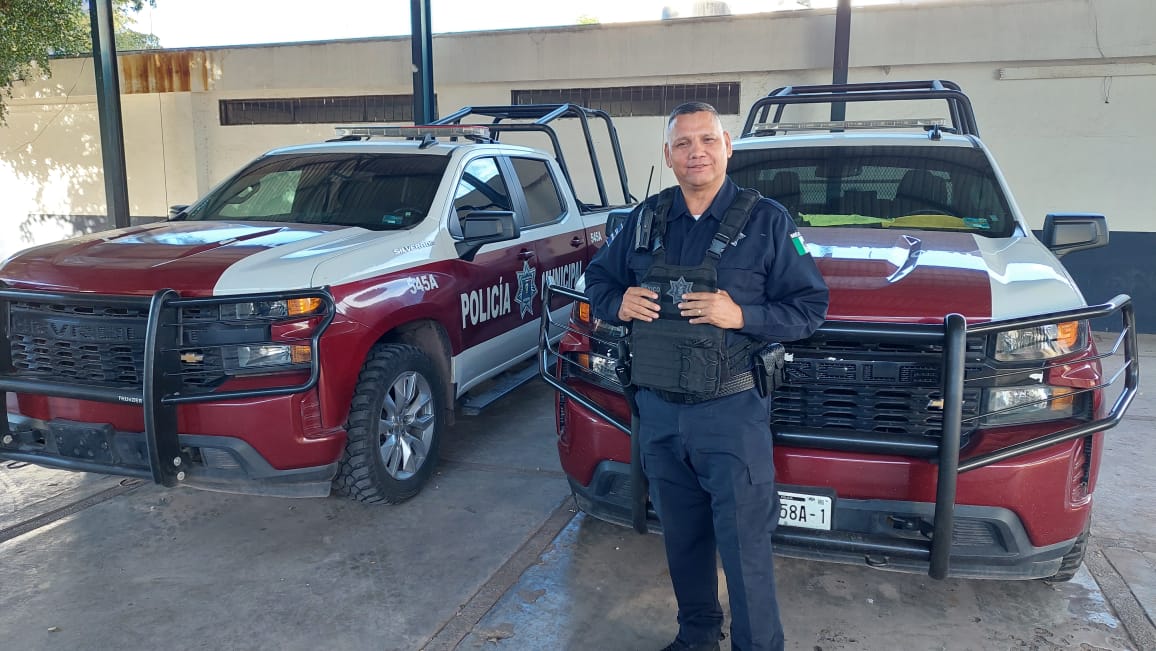 Comandante Joaquín Cruz Mendívil de la Policía Municipal en Ahome