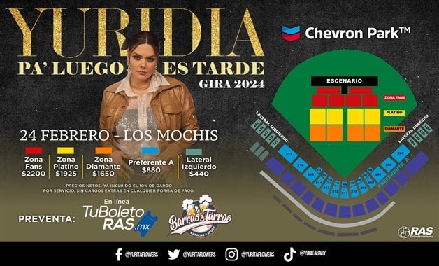 “Pa’ Luego es Tarde” tour 2024