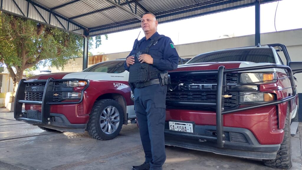 Comandante Joaquín Cruz Mendívil de la Policía Municipal en Ahome