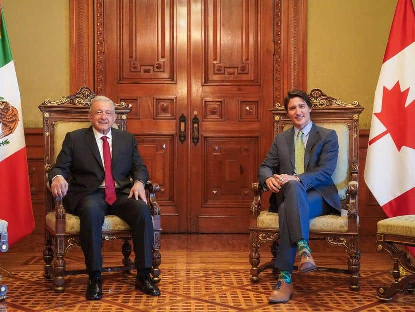 AMLO y Justin Trudeau