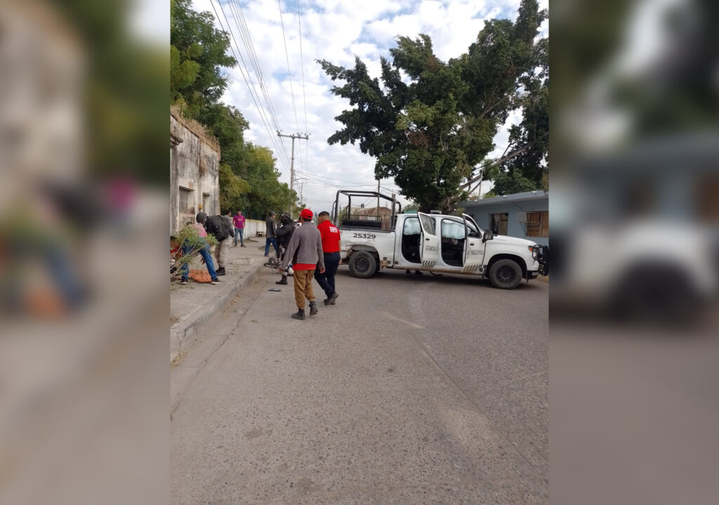 Accidente entre camioneta y patrulla en Escuinapa