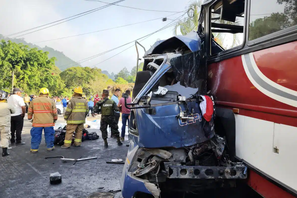 Autobuses accidentados en Honduras