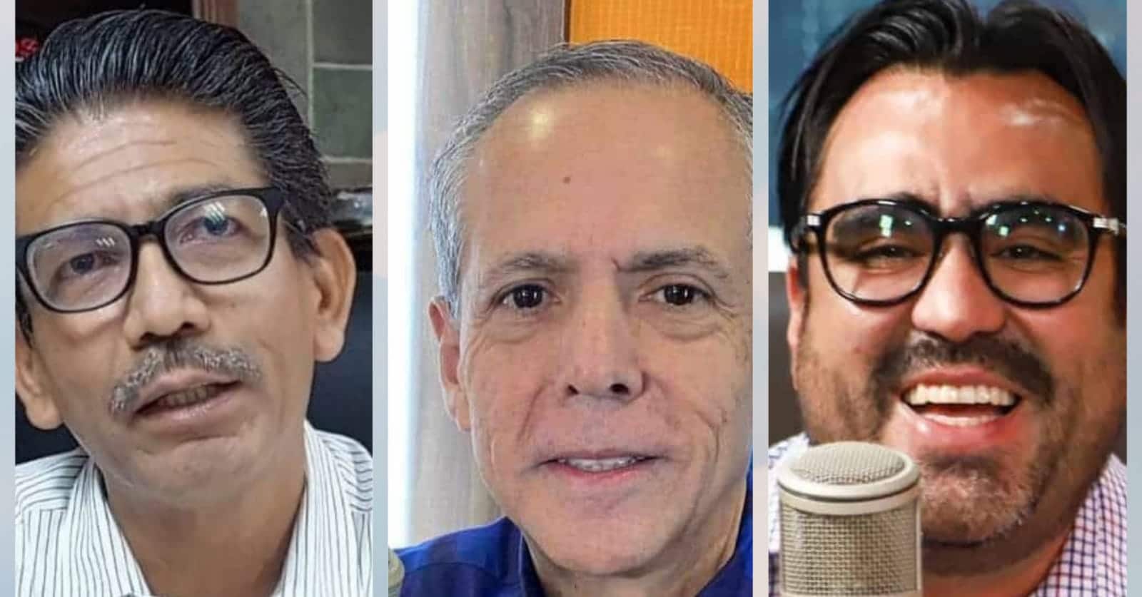 Los alcaldes Martín Ahumada Quintero, Gerardo Vargas Landeros y Juan de Dios Gámez Mendívil.