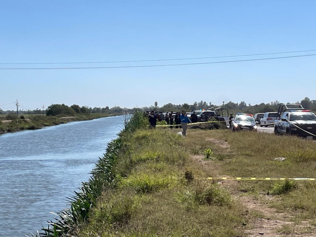 Área acordonada por elementos policiacos