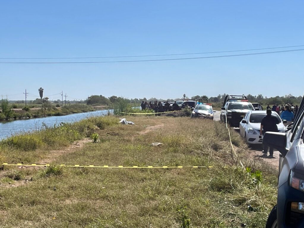 Área acordonada por elementos policiacos