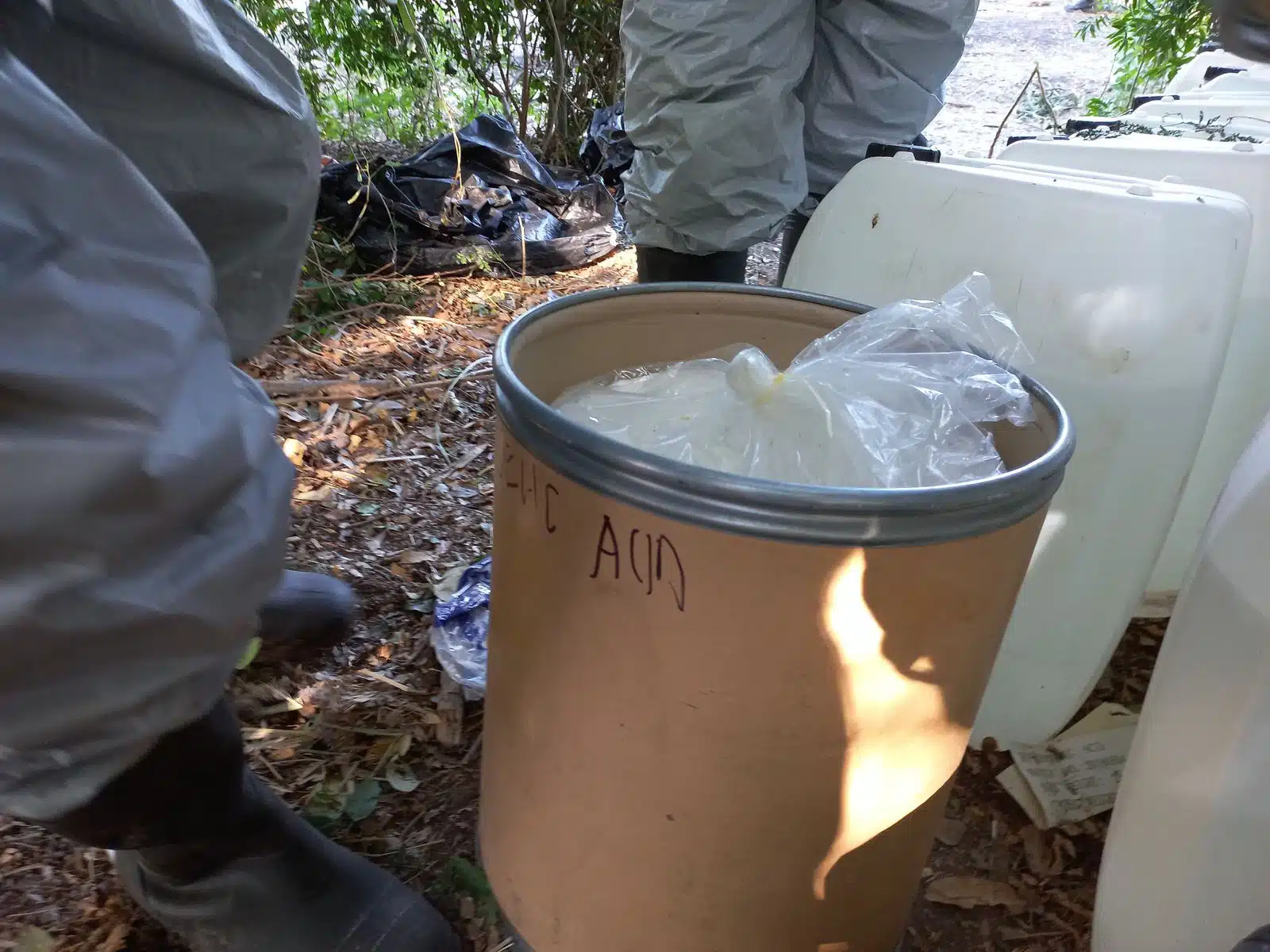 Aseguramiento de droga en Culiacán.