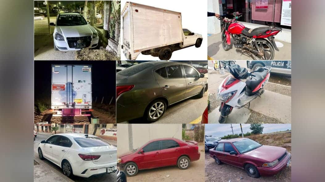 Automóviles, camionetas y dos motocicletas aseguradas, por elementos de la Policía Municipal