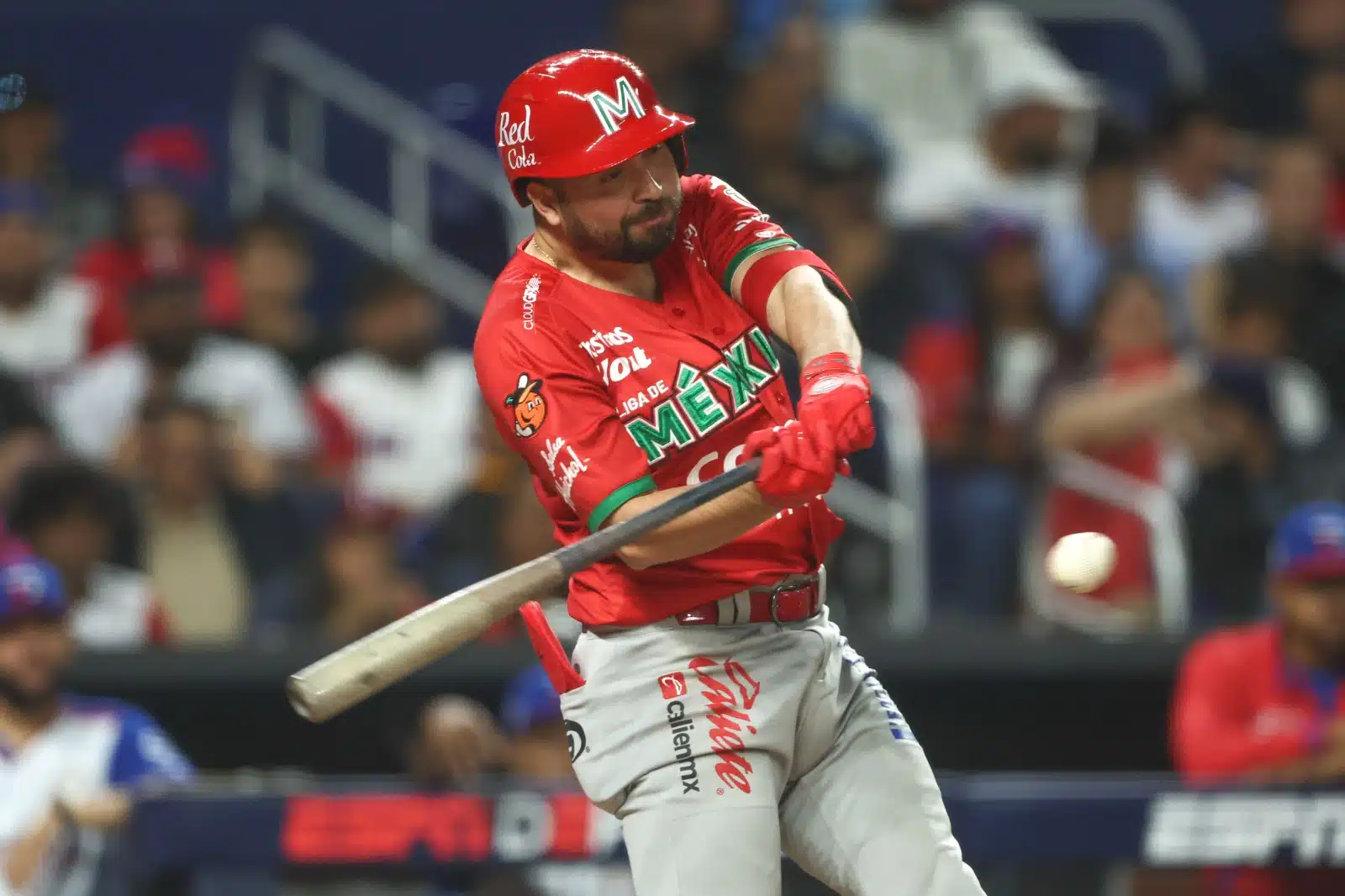 Jugadores de beisbol del equipo de México en la Serie del Caribe 2024