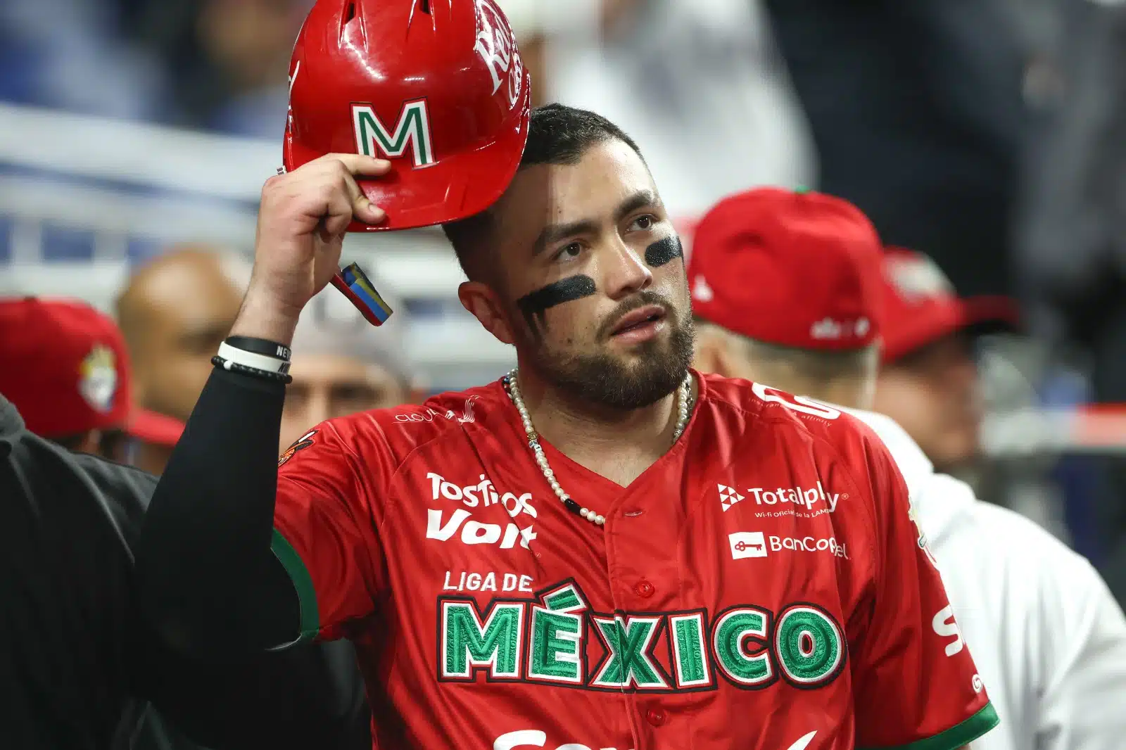 Jugadores de beisbol del equipo de México en la Serie del Caribe 2024