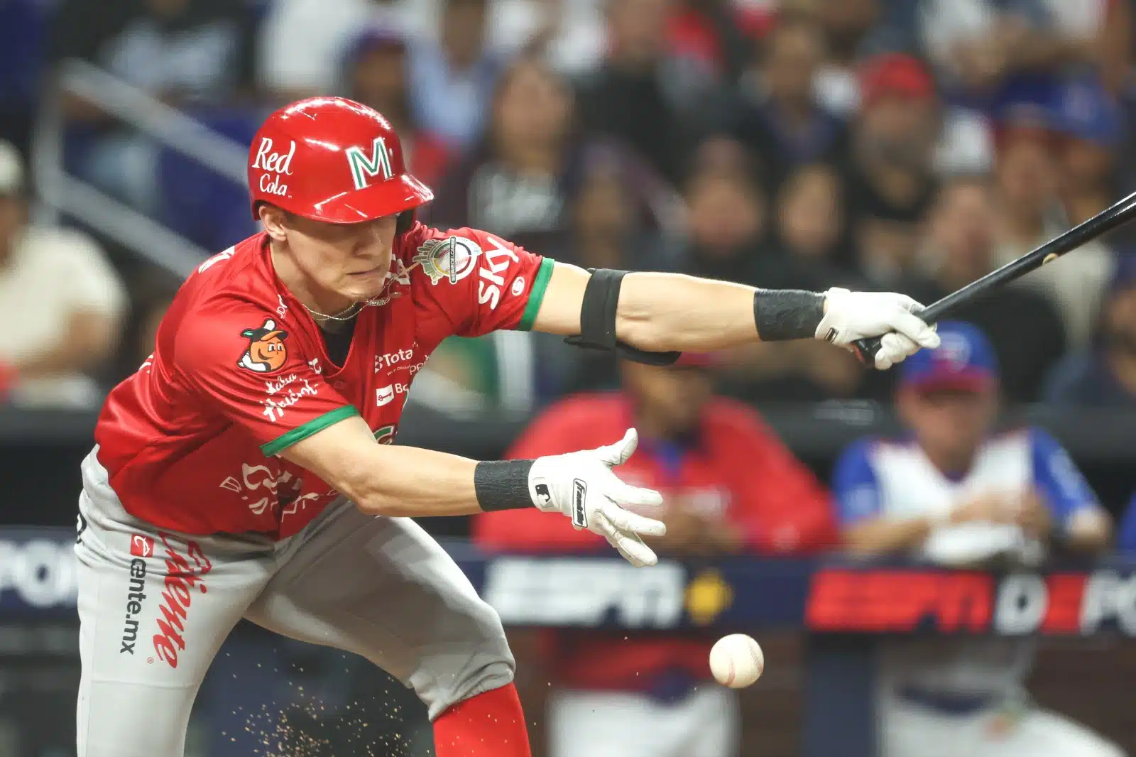 Jugadores de beisbol del equipo de México en la Serie del Caribe 2024