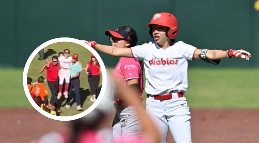 Momentos de incertidumbre se vivieron en el juego entre Sultanes y Diablos Rojos de México.