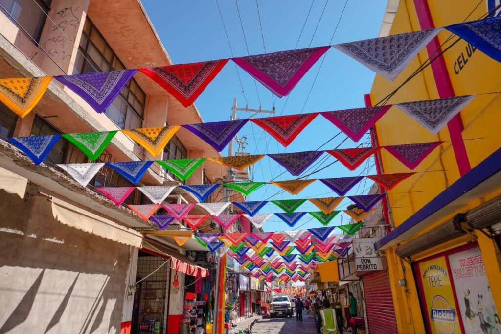 Callejón Agustín Melgar en Los Mochis.