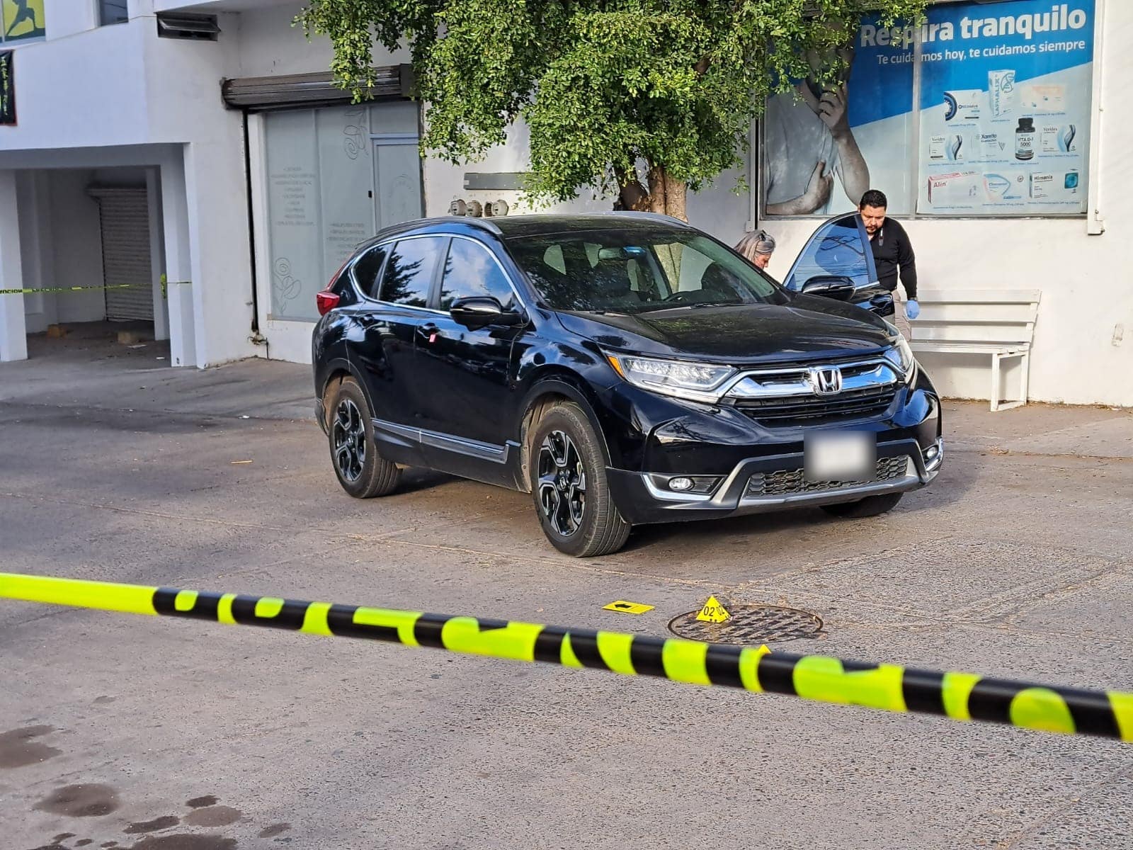 Camioneta en la que viajaba Hilario, hombre que recibió un balazo, delincuentes le dispararon para quitarle 150 mil pesos