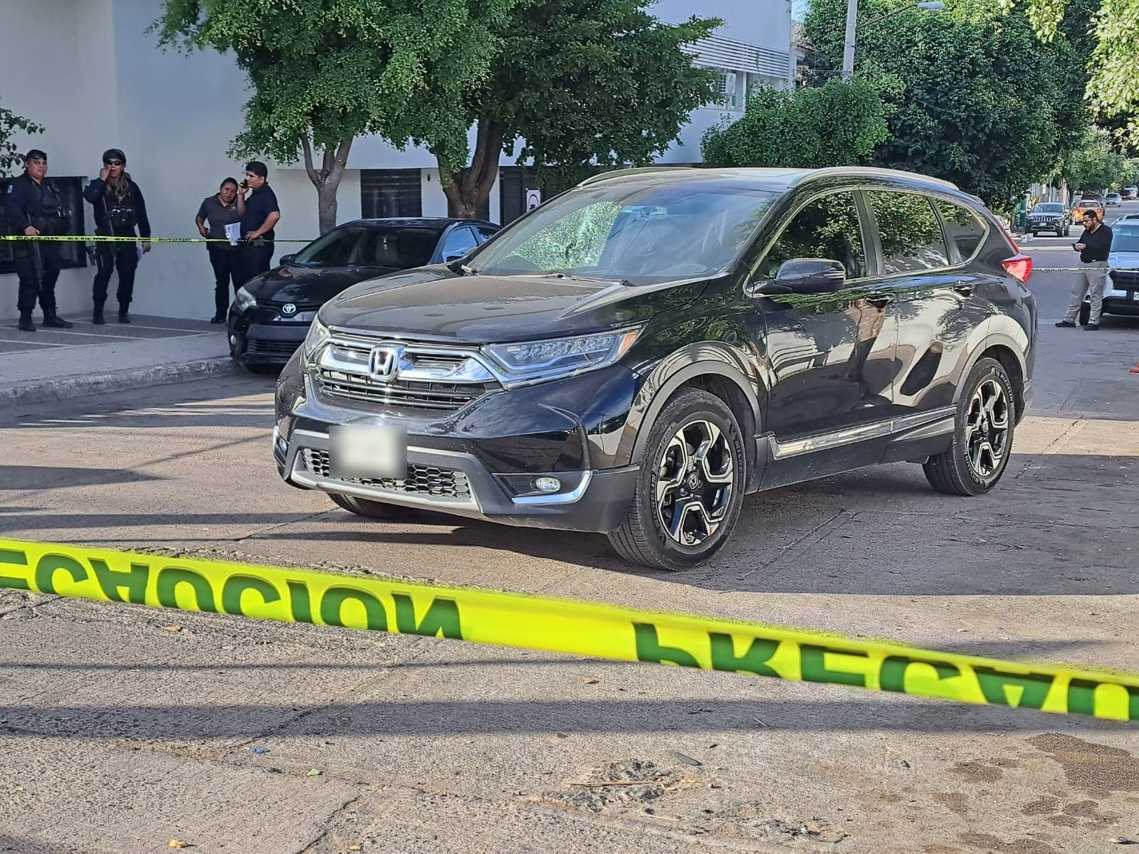 Camioneta en la que viajaba Hilario, hombre que recibió un balazo, delincuentes le dispararon para quitarle 150 mil pesos