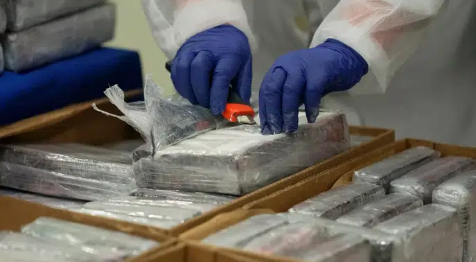 Decomisan cerca de 1.5 toneladas de clorhidrato de cocaína en Ecuador
