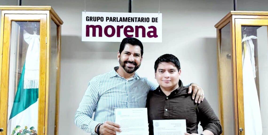 Diputados de Morena Pedro Lobo y Juan Carlos Patrón
