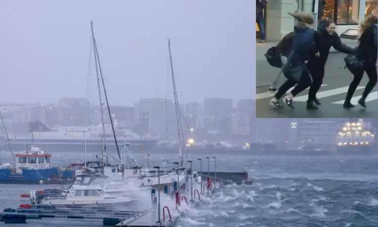 Noruegfa experimenta su peor tormenta en 30 años