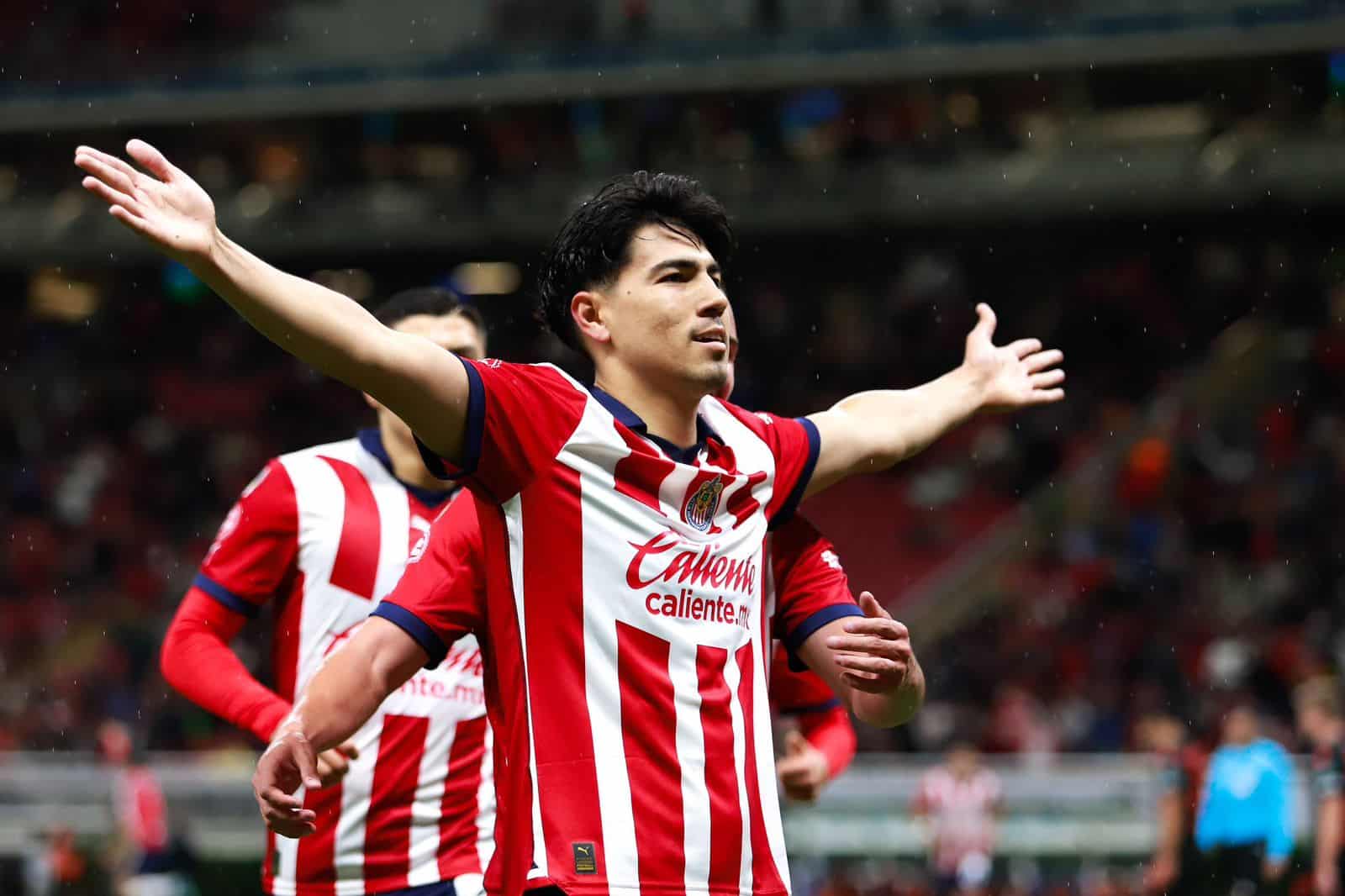 Erick Gutiérrez anotó el primer tanto de los rojiblancos.