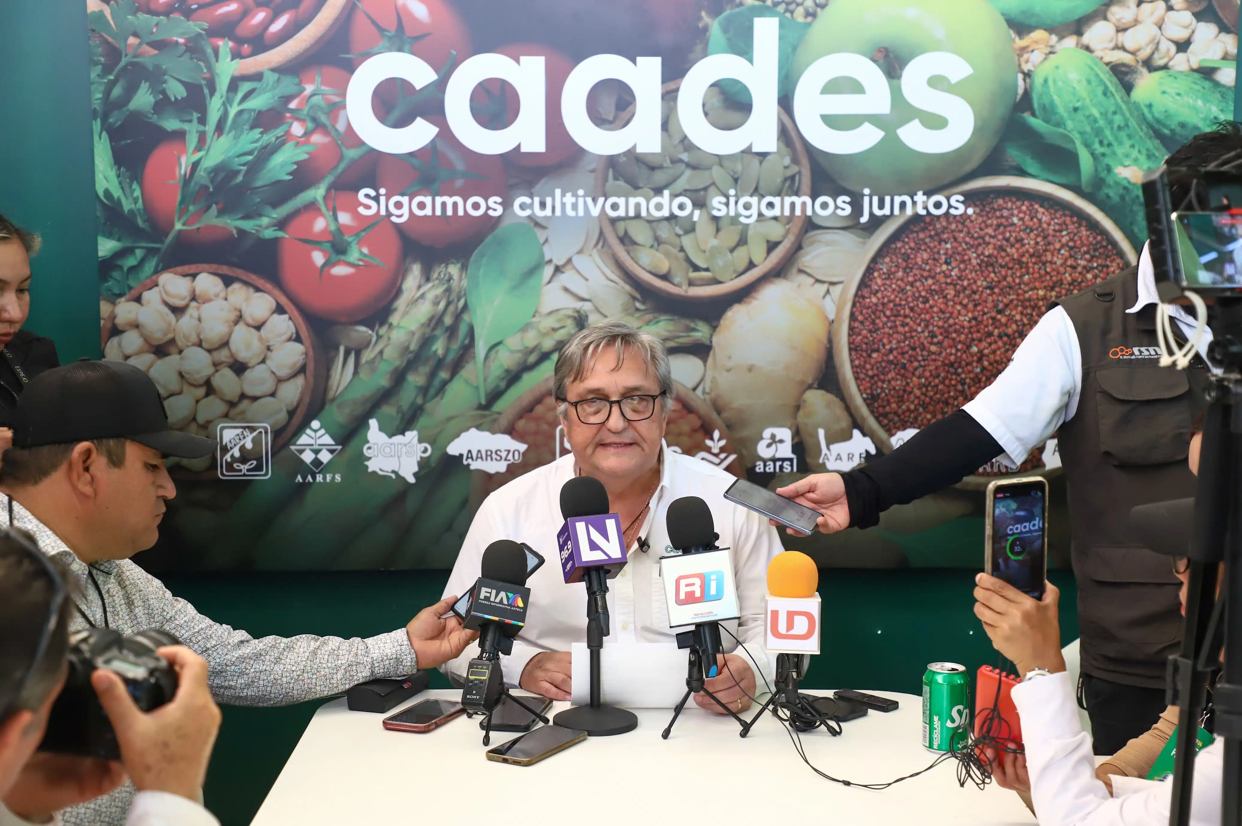 Marte Vega Román, titular de la Confederación de Asociaciones Agrícolas del Estado de Sinaloa (Caades).