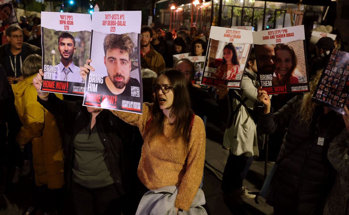 Familiares de rehenes de Hamás se manifiestan para exigir su libertad
