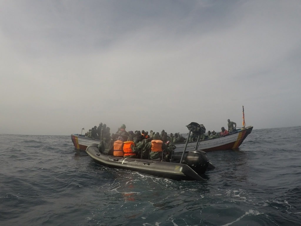 Fuerzas Armadas marroquíes rescatan a 141 migrantes