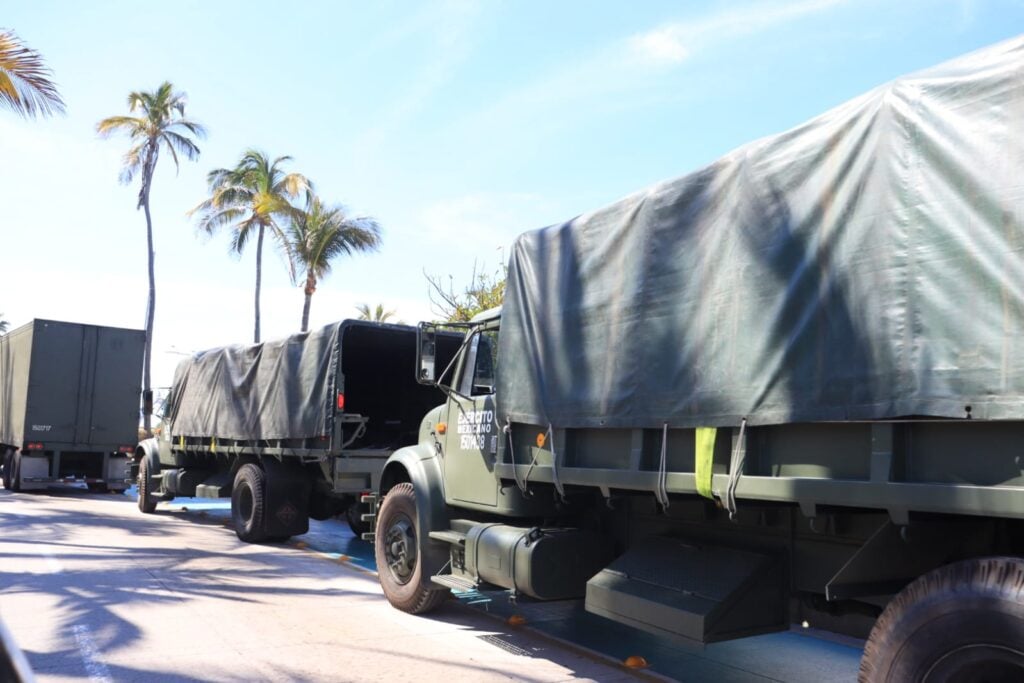 Guardia Nacional y Ejercito Mexicano en Mazatlán