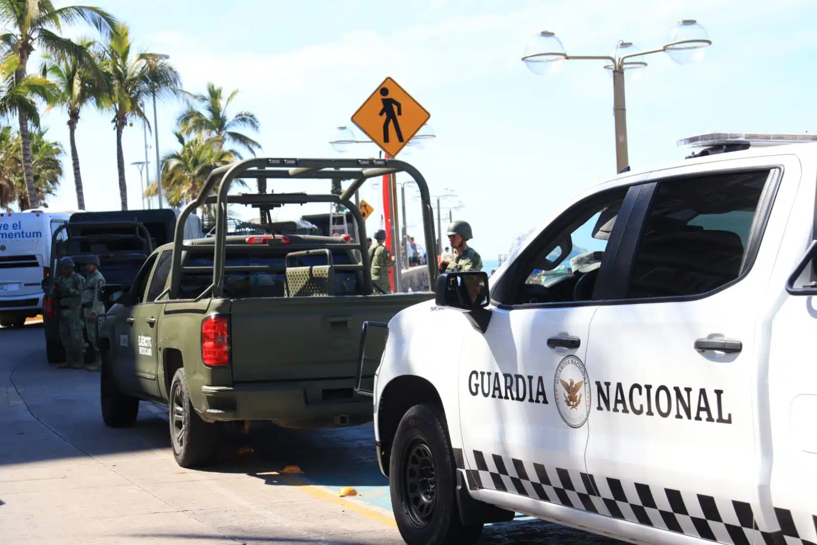 Guardia Nacional y Ejercito Mexicano en Mazatlán