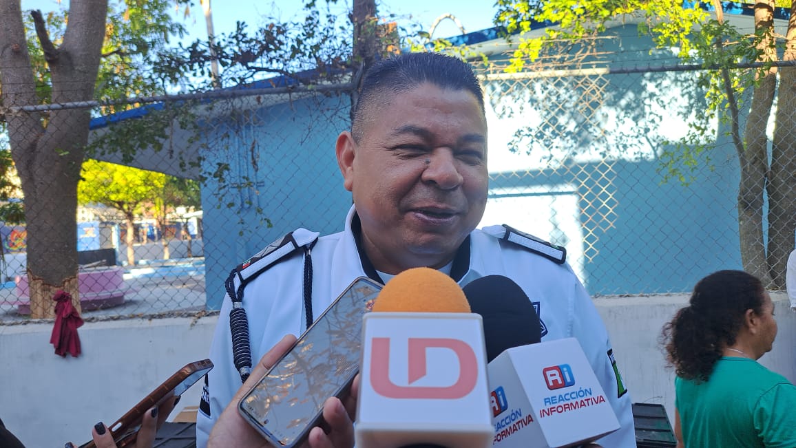 Juan Sergio Camacho Torres, jefe de la policía vial en Mazatlán.