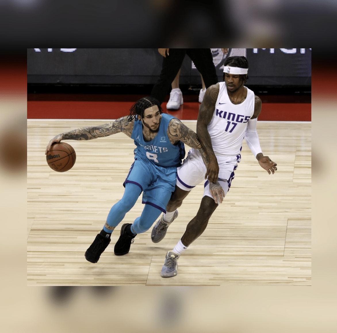 LiAngelo Ball jugando basquetbol