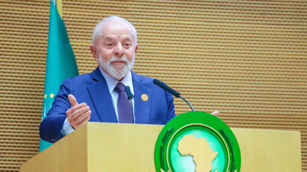 Lula da Silva habla en la Unión Africana en Etiopía
