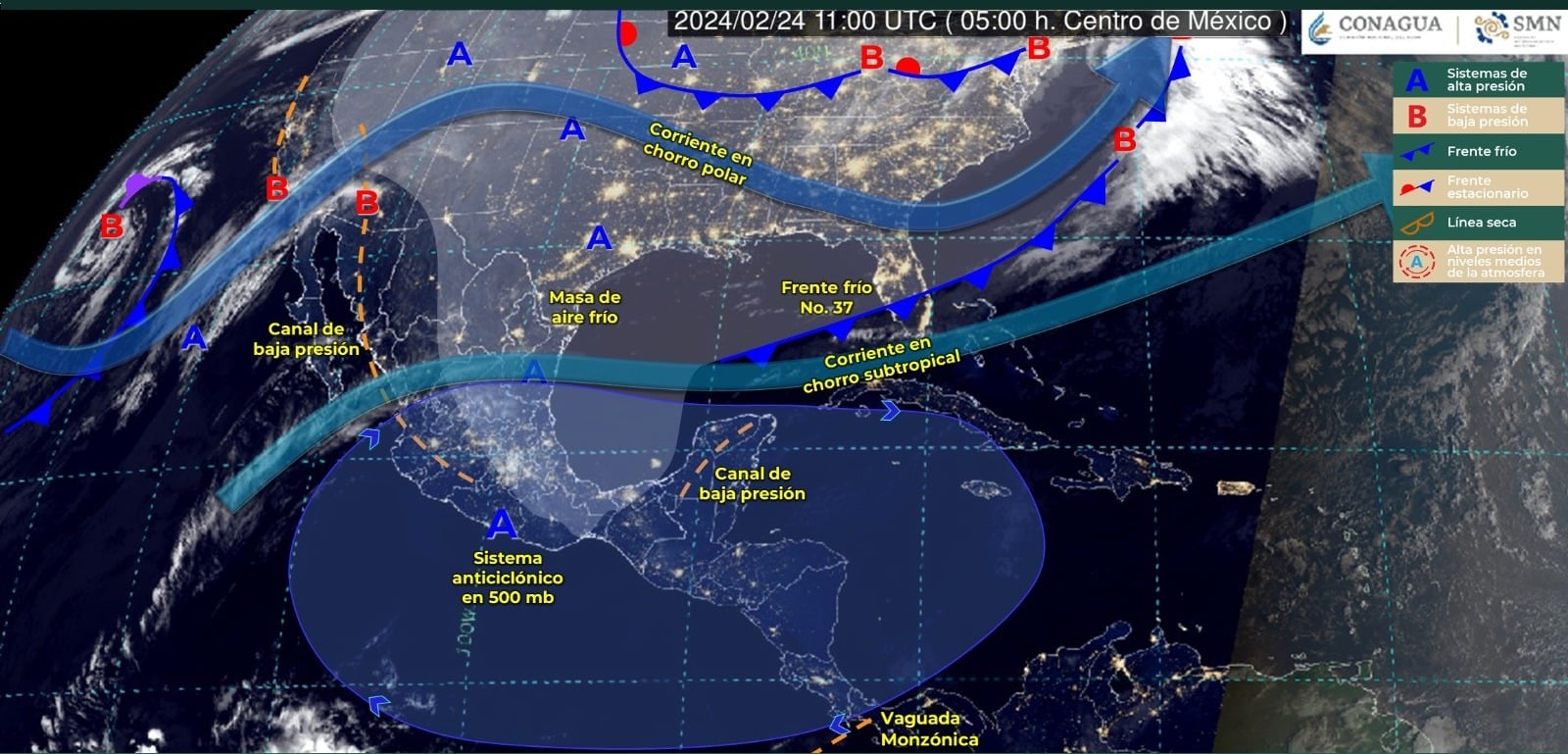 Mapa México clima