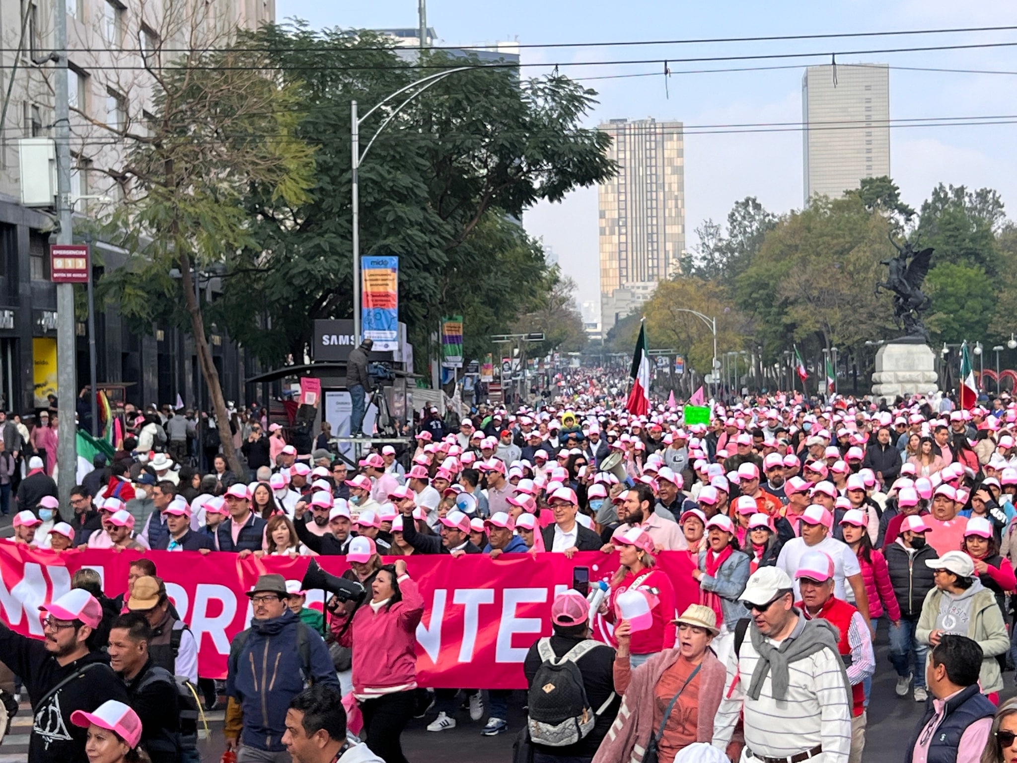 Marcha por la Democracia en CDMX
