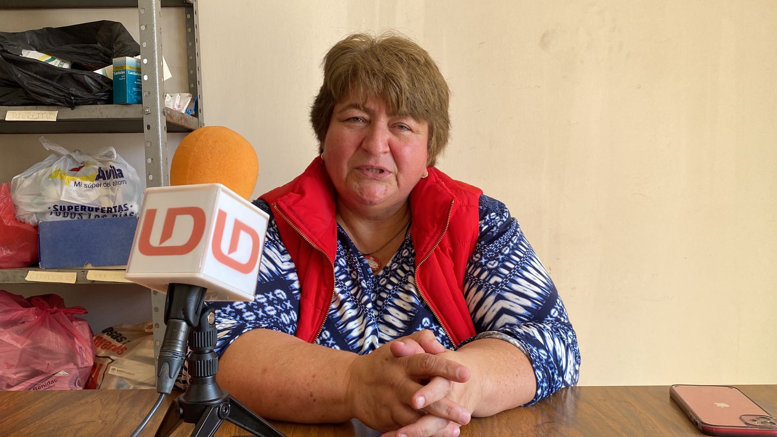 María Isabel Astorga Soto en entrevista con Línea Directa en Los Mochis
