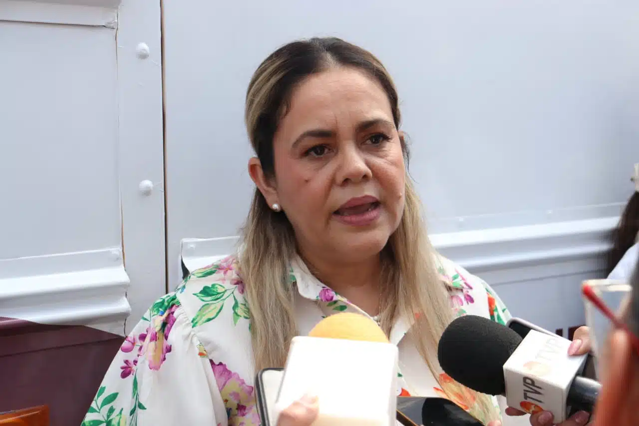 María Teresa Apodaca Muñoz, presidenta del DIF Mazatlán.