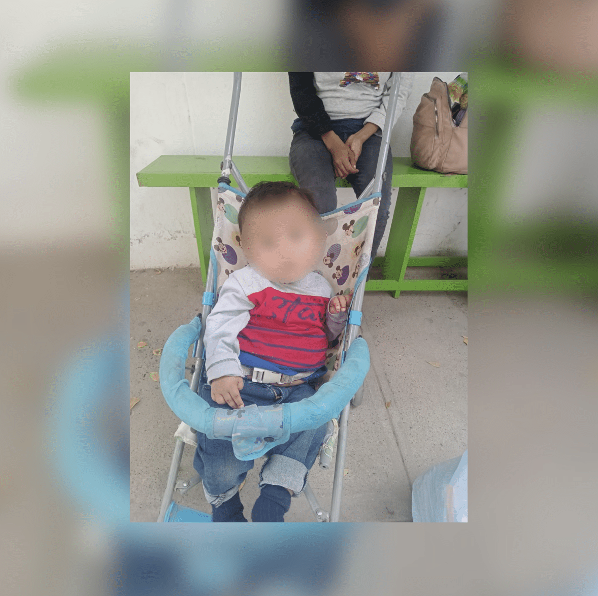 Mateo, niño de casi 2 años de edad, hijo de jornaleros agrícolas de Guasave