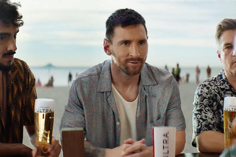 Messi en el comercial de Michelob Ultra para el Super Bowl