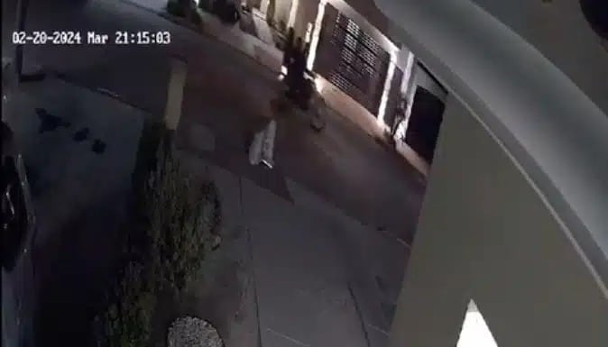 Cámaras de videovigilancia caseras lograron captar el paso del 