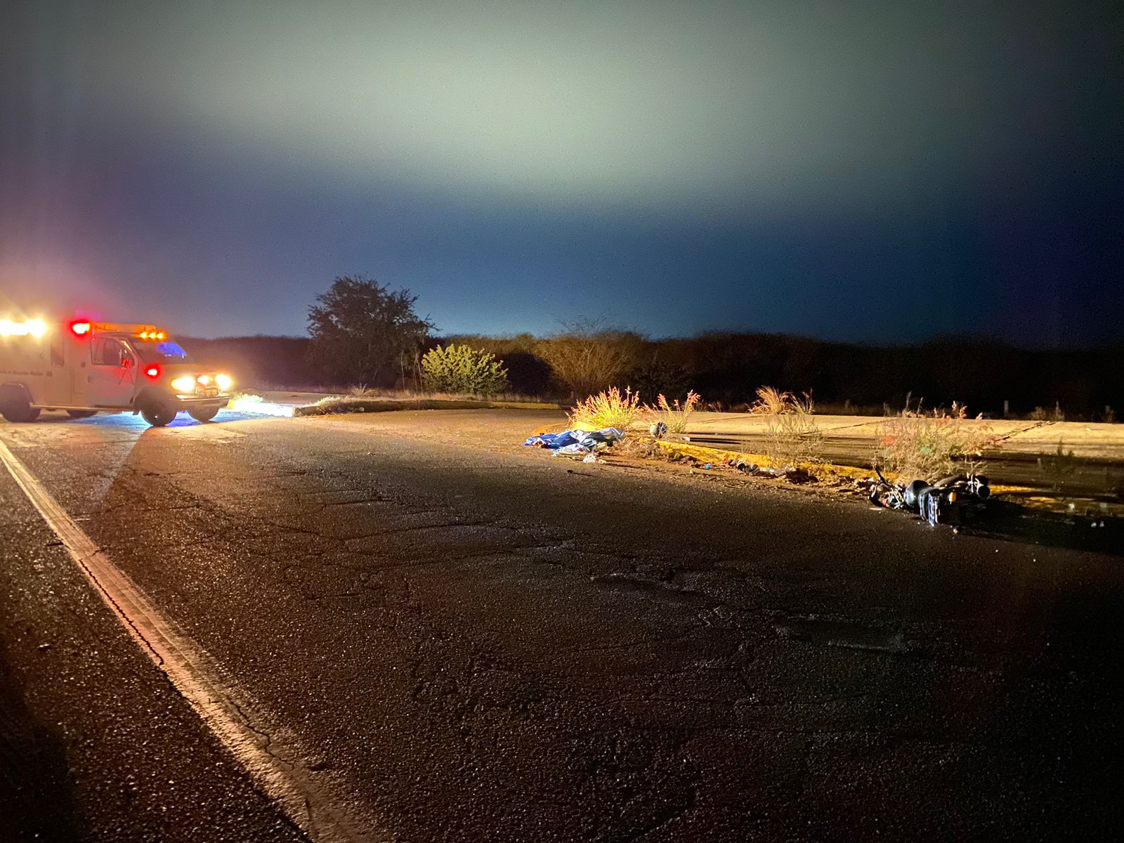 El accidente ocurrió a la altura de la glorieta derivadora de la carretera Villa Unión-Concordia.