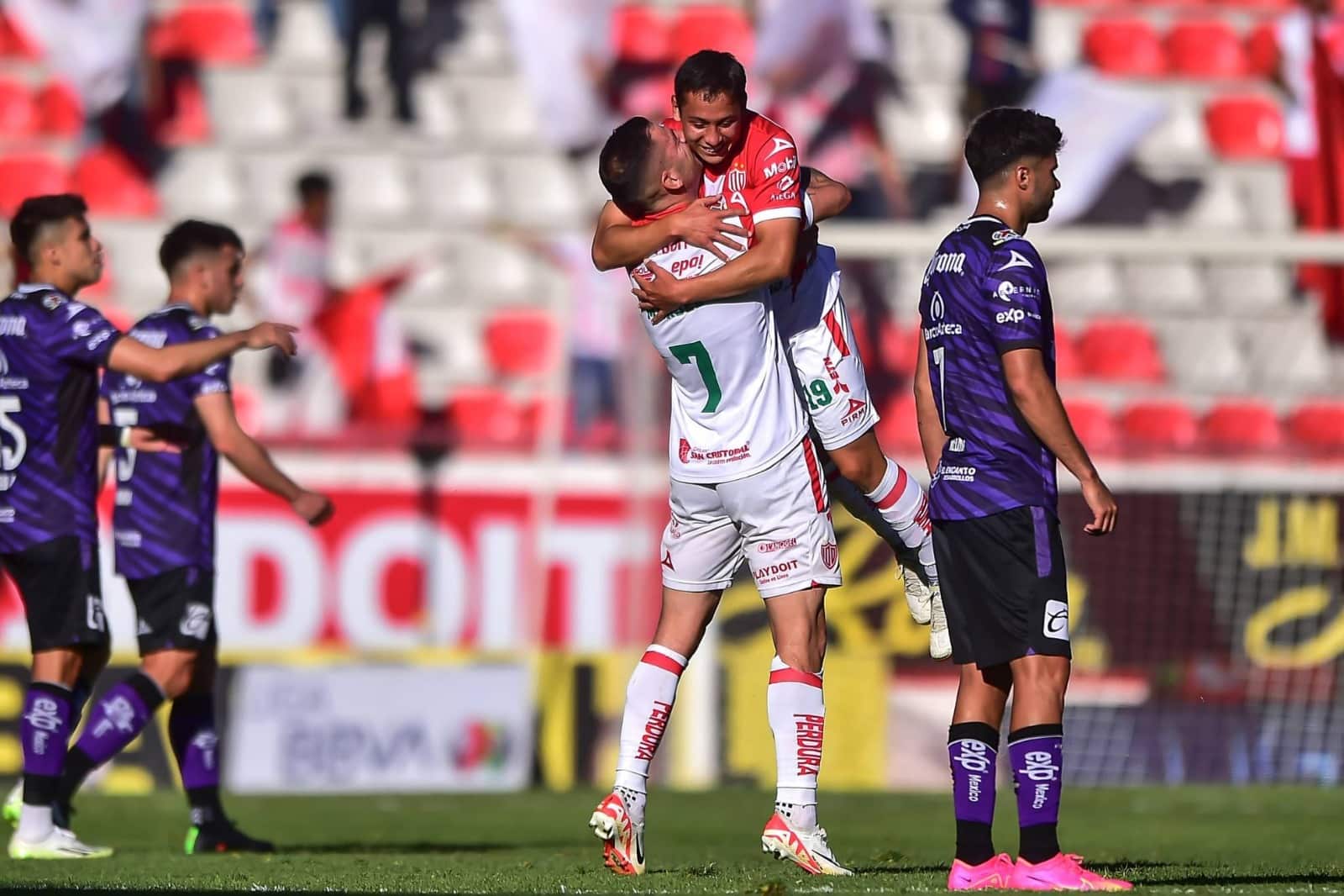 Jugadores del Necaxa
