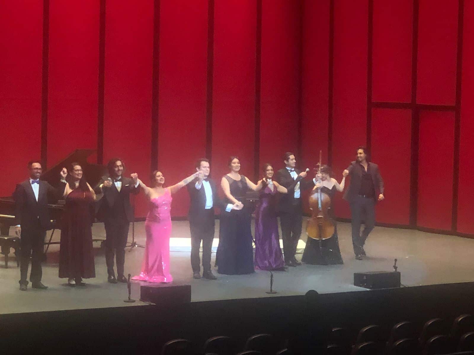 Cantantes y músicos de esta muestra de ópera y música clásica.