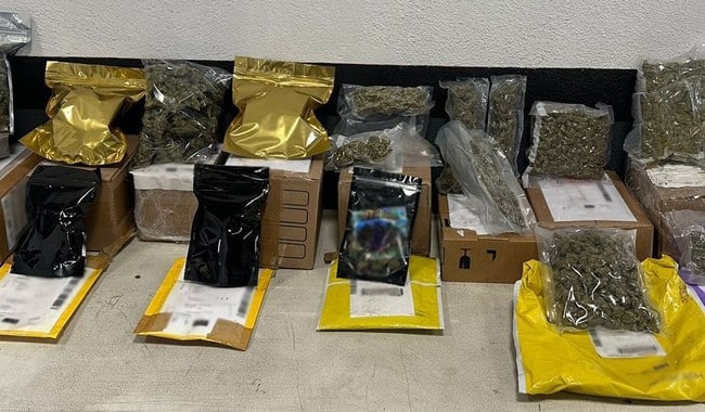 Paquetes de mariguana