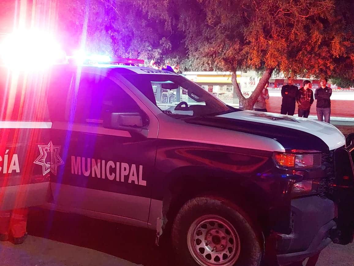 Patrulla de la policía Municipal de Culiacán