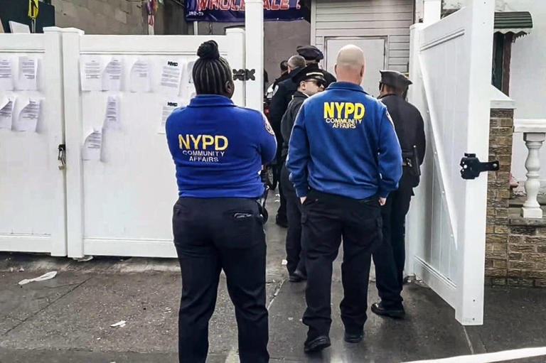 Agentes de policía de Nueva York